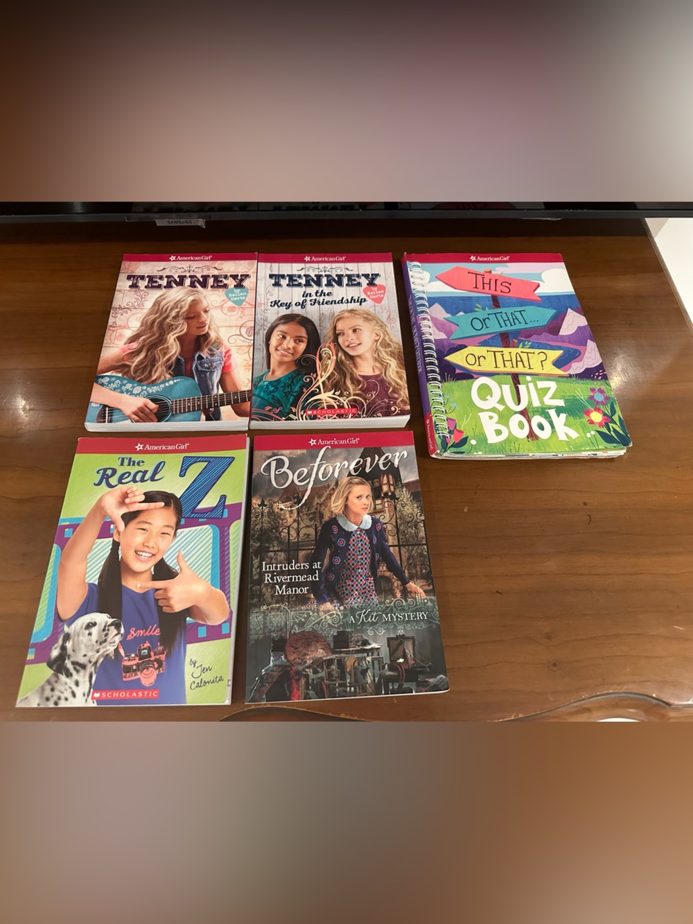 American girl doll book lot
